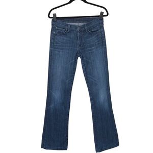 Women's Blue Amber Stretch Medium Rise Bootcut Jeans